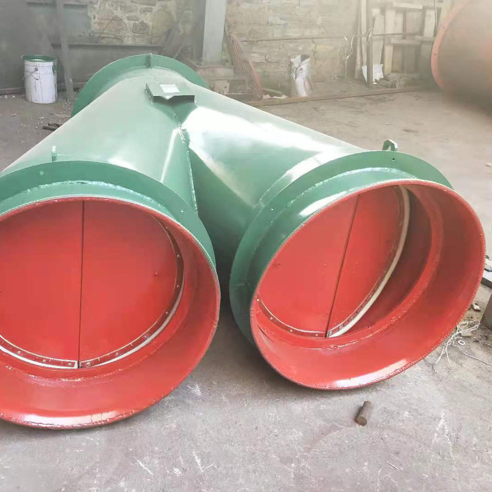 1米通风机分风器 铁裤衩之防逆流铁穿墙铁风筒 耐高压 不易撕裂