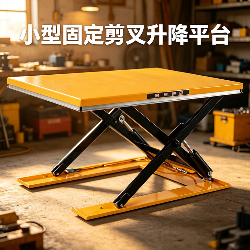 固定式剪叉升降机 小型液压卸货平台 仓库搬运举升平台