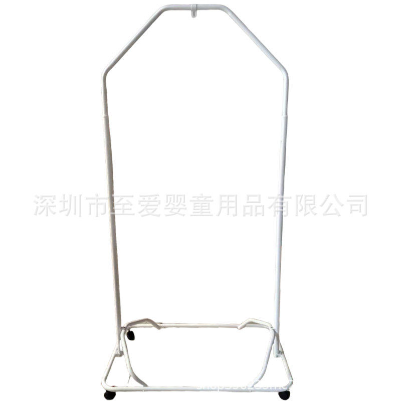 跨境供应东南亚婴儿吊床支架透气网眼布婴儿摇篮架子支架带滑轮