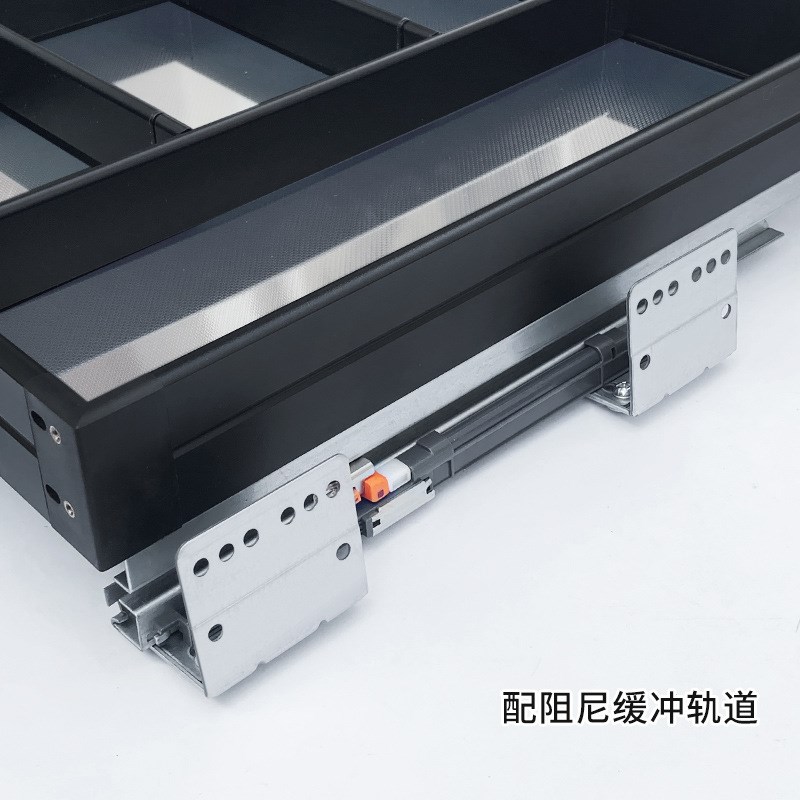 飞鸥厨柜工具拉i篮厨房橱柜内置抽屉分格餐具收纳分隔调料篮置物