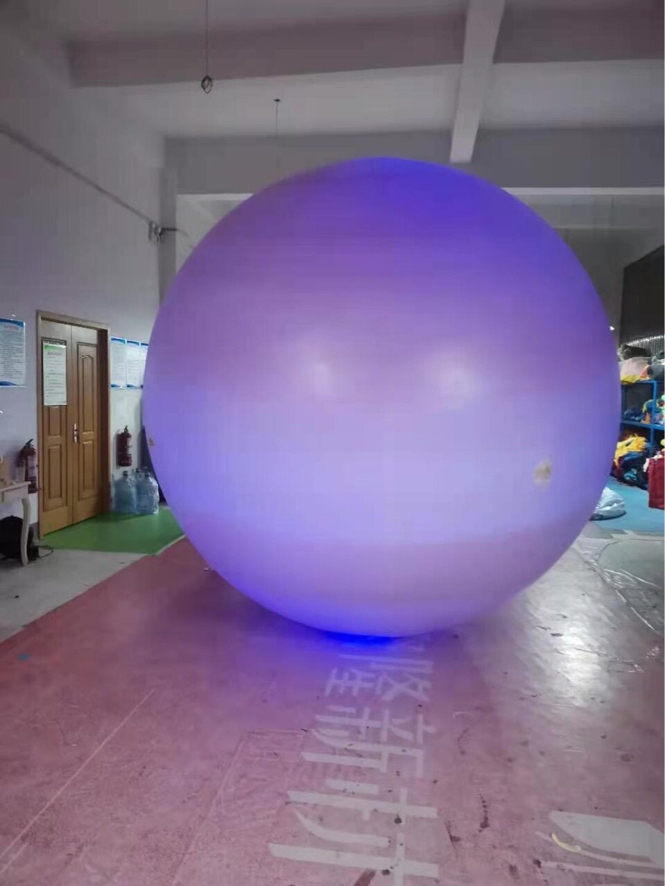 LED七彩变色行星充气月球灯