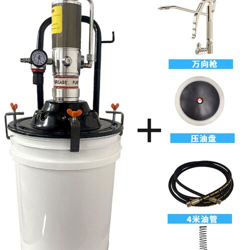 科球黄油机气动高压注油器小型黄油泵全自动打P黄油神器气动黄油