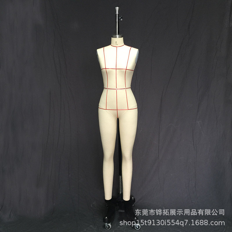 标准国标大码全身立裁人台板房模特 欧美尺寸L码立体裁剪全身吊挂