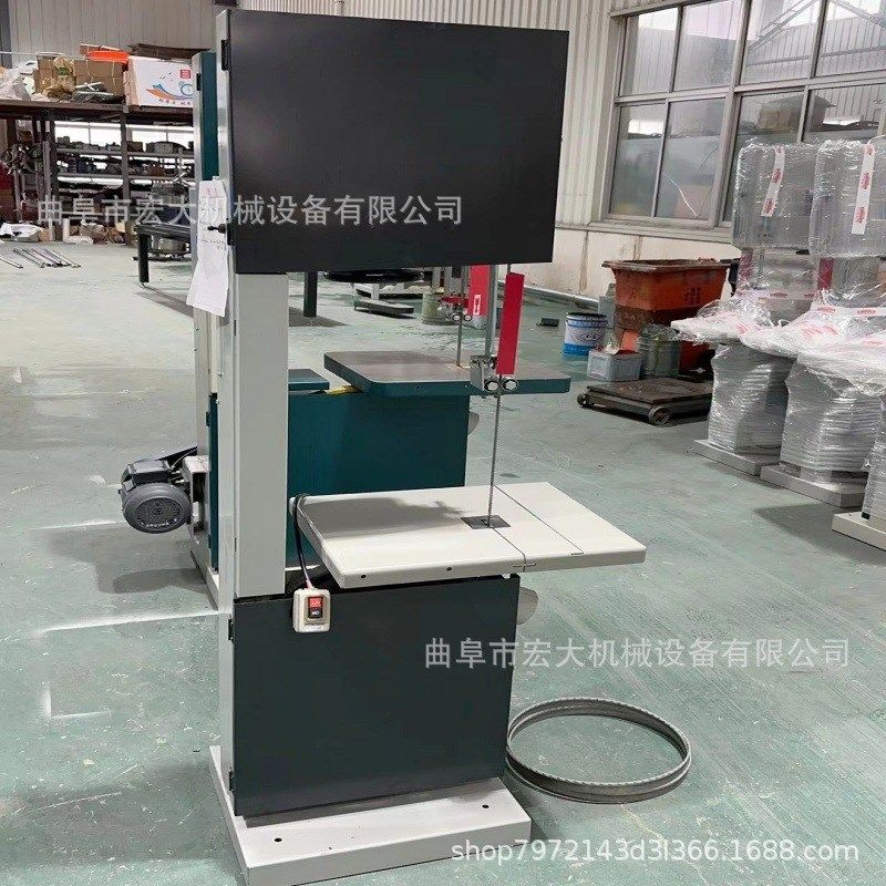 塑料切割用锯条k 立式陶瓷管滑轨推台带锯机 立式木工锯
