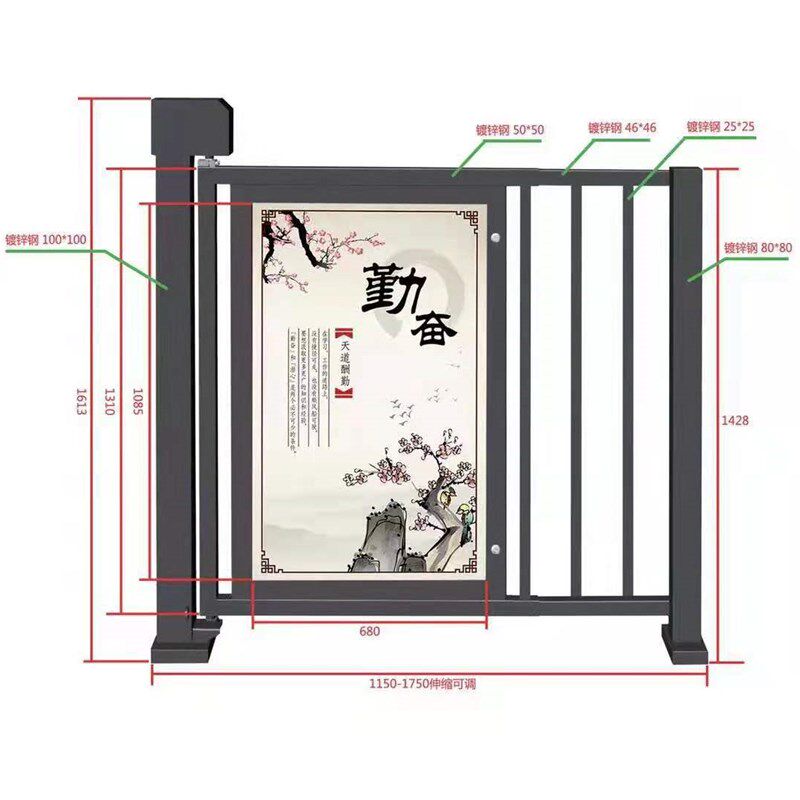 防水广告小门 小区门禁机平开门电动摩特车通P道 刷卡车库人行闸