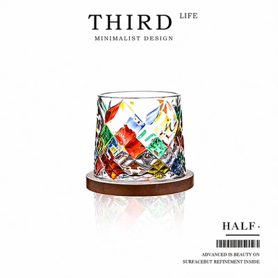 Life'sHalf旋转解压威士忌杯