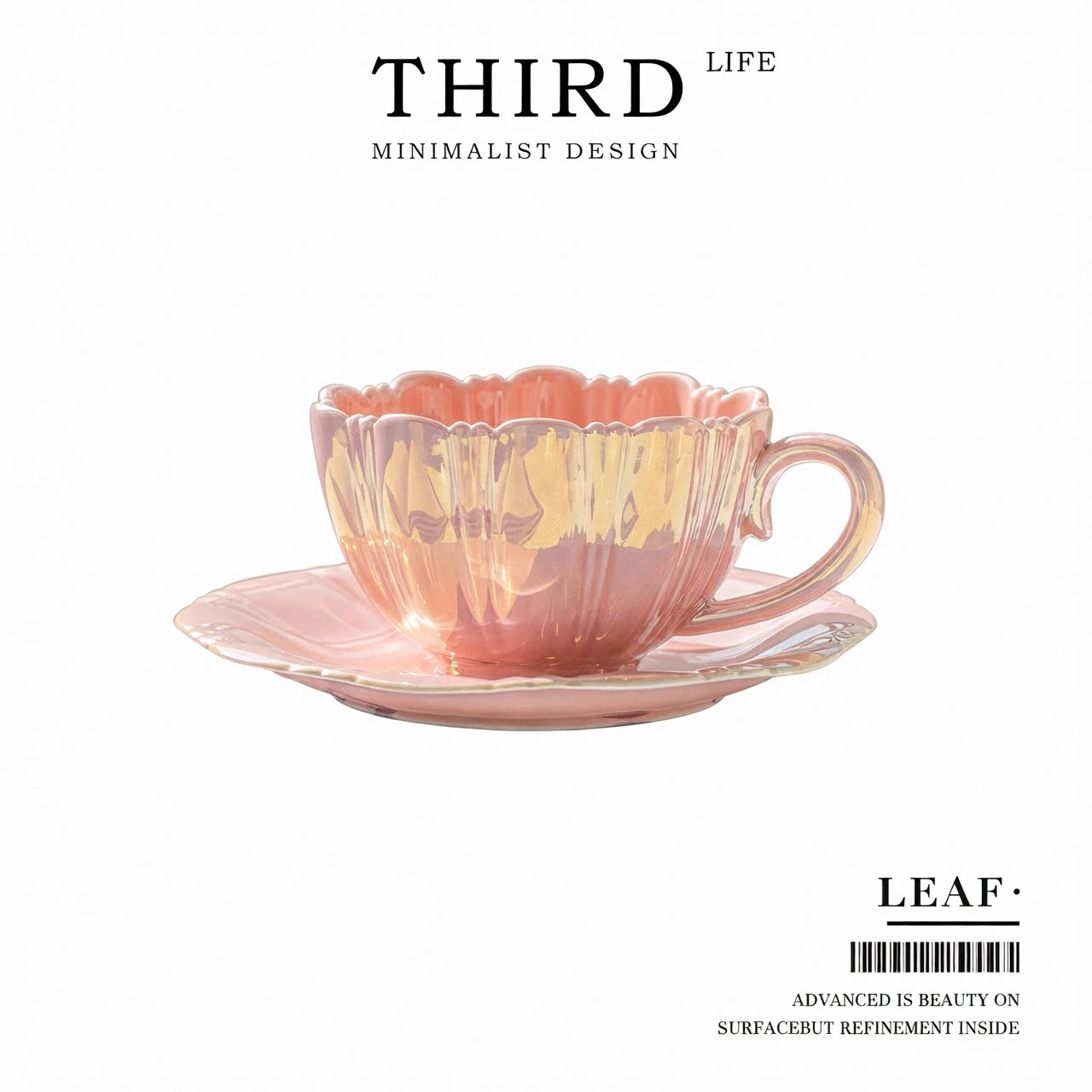 Life's·Leaf·高颜值杯子小众家用杯具陶瓷咖啡杯碟ins风 | 花瓣