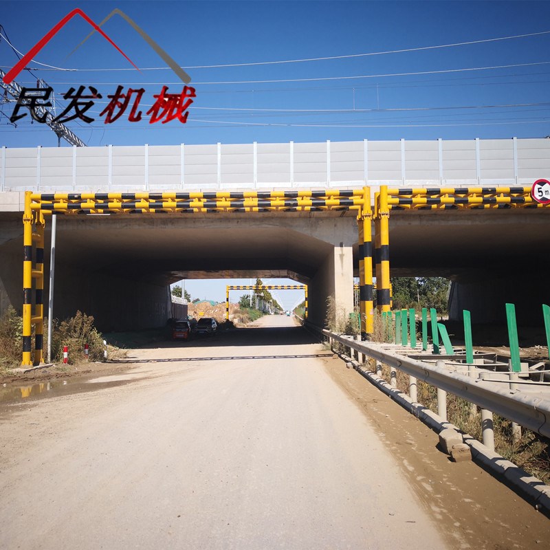 涵洞护桥拱门限高龙门架固定限高杆E停车场限高架电动升降限高架