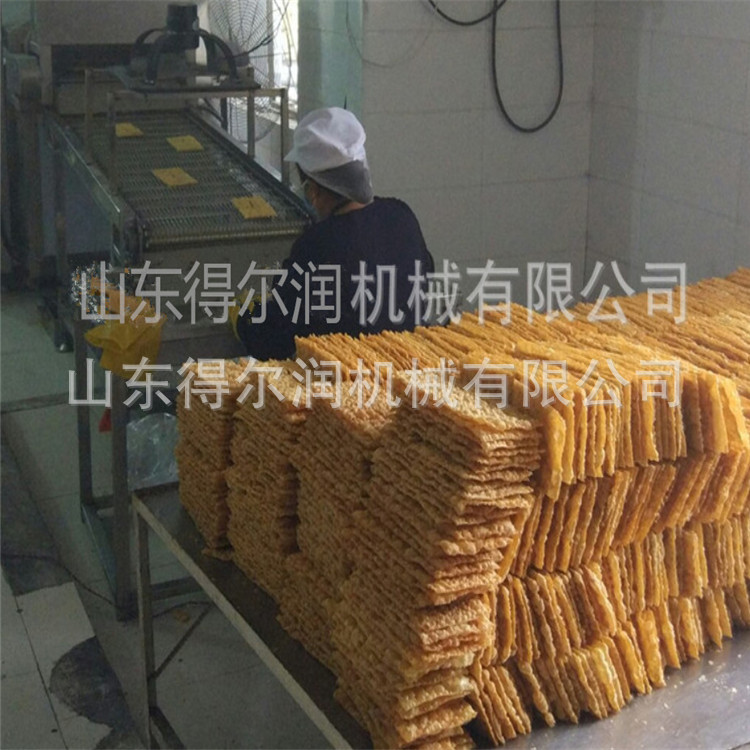 全自动控温连续式薄脆油炸线