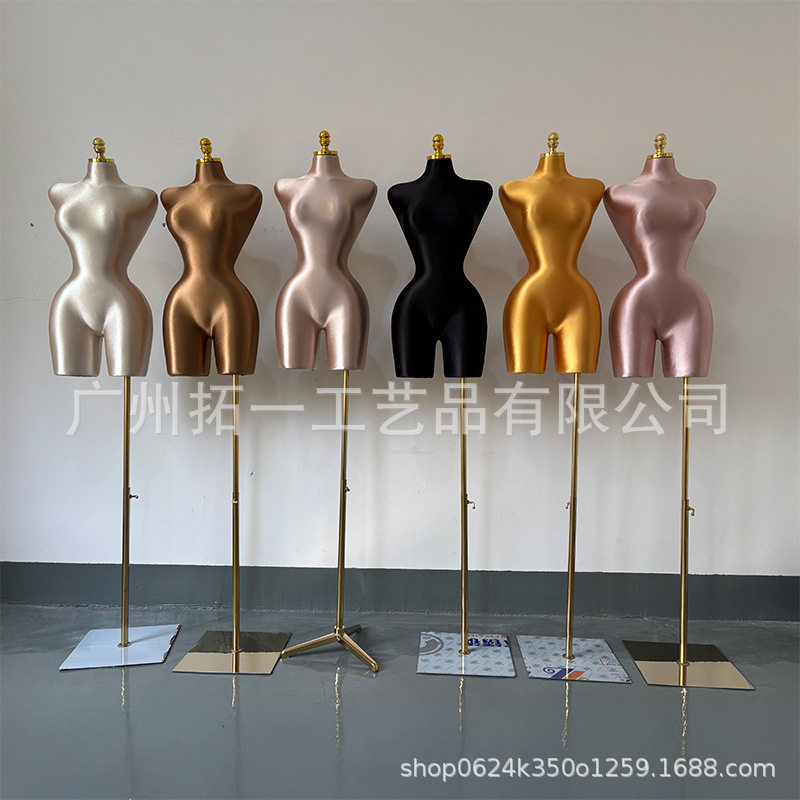 S码欧美大码模特展示架女模特女装上半身假人体人偶橱窗陈列道具