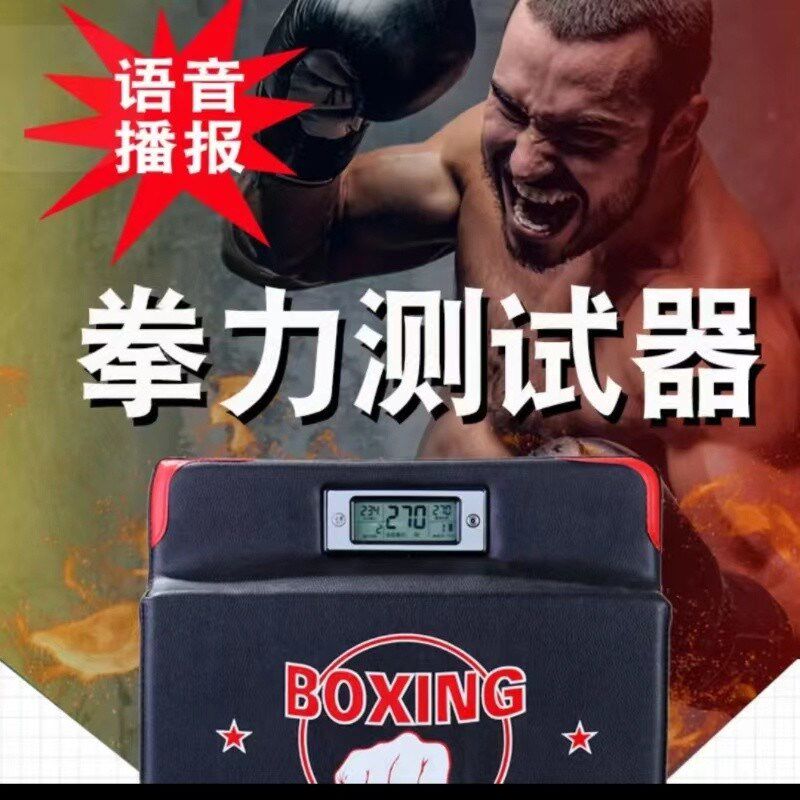 nrq拳击测力h器测速用训练器材成人儿童沙袋电子墙靶挂墙家用拳击