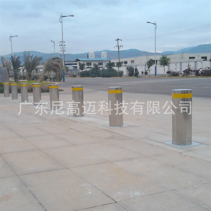 供应全自动液压升降挡p车柱 制动升缩方形地桩 道路止车防恐升降