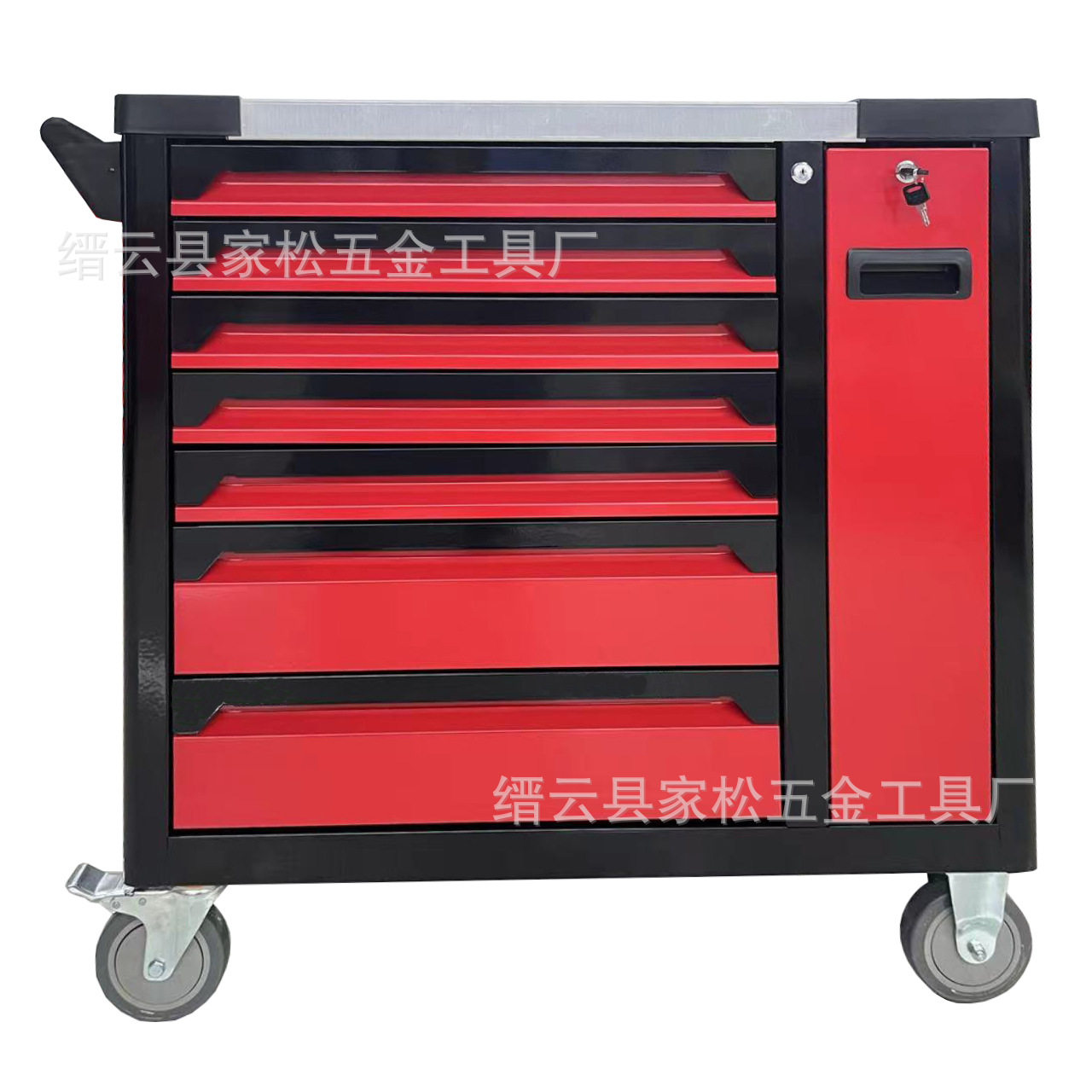 工厂直销专业汽修重型冷轧钢板车间修理汽修汽保移动式五金工具柜