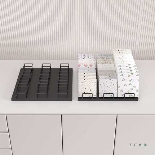 瓷砖架玻璃架石材色板架石英石样品架人造石门板色卡架大理石展架