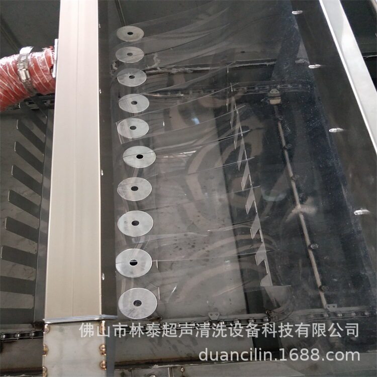 浙江铝制拉伸杯清洗线履带式铝杯除油清洗烘干设备