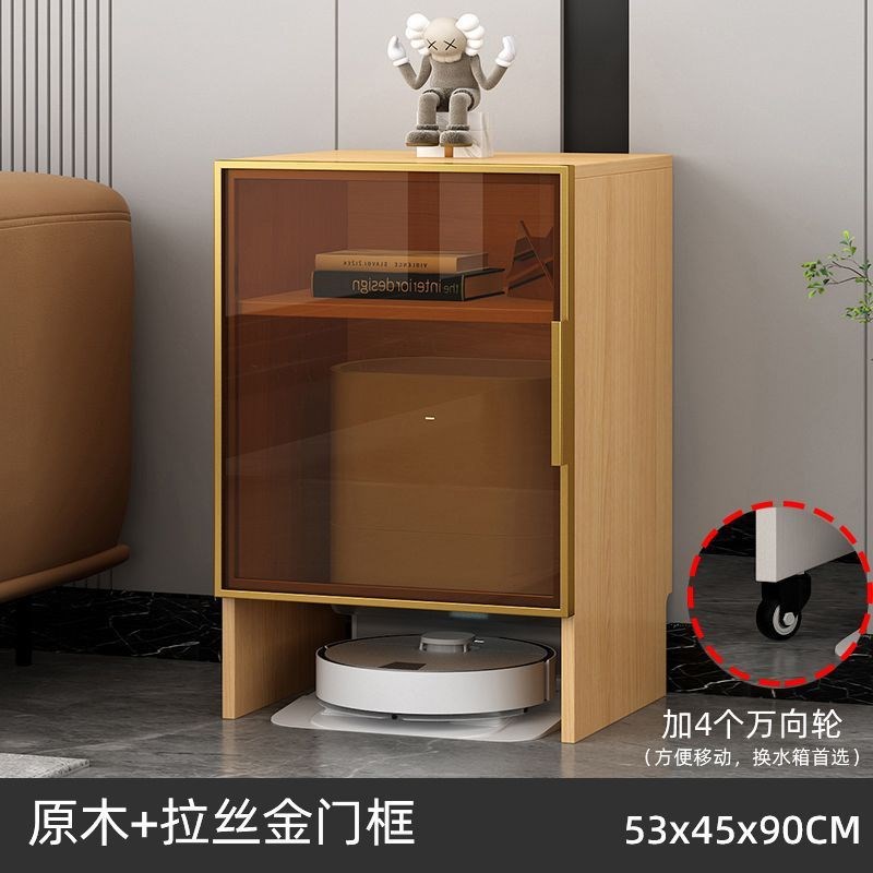 置物柜扫拖机器人基站q柜家用扫地机上方收纳柜扫地机器人置物架