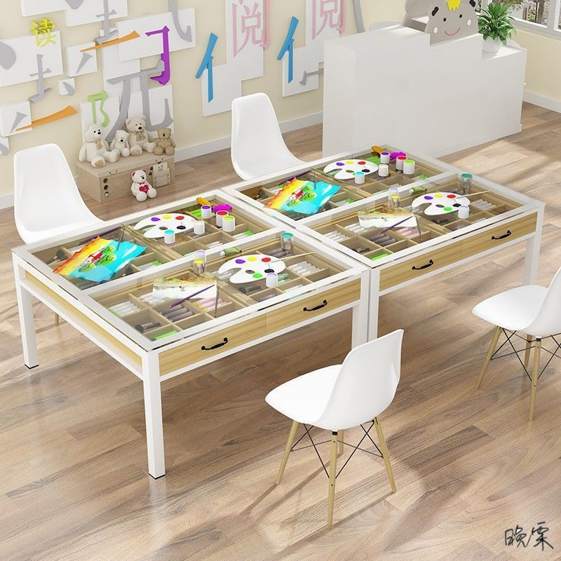 夜市摆摊桌子凳子学校桌绘画桌椅画室流动花车手工夜店家用景区