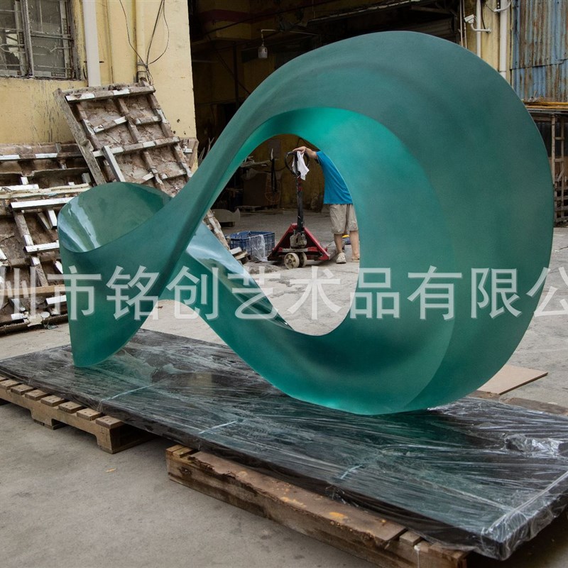 别墅新中式装饰透明树脂水晶摆件样板间玄关工艺品太X湖石假山雕