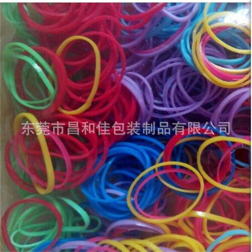 环保抗老化白色小胶圈白色发圈白色橡皮圈白色橡筋圈白色丈根圈