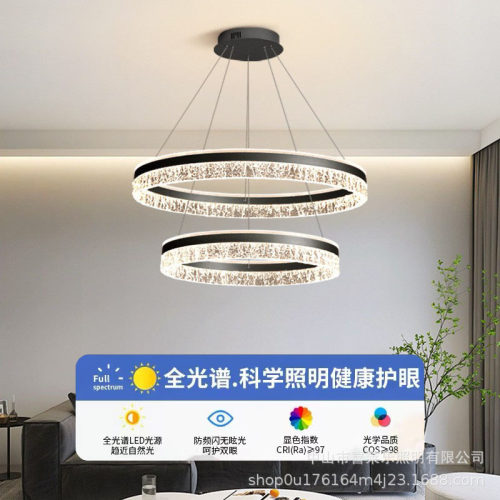 意式极简客厅吊灯感简约现代