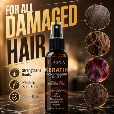 跨境heat protection spray角蛋白热保护喷雾滋润头发护理喷雾