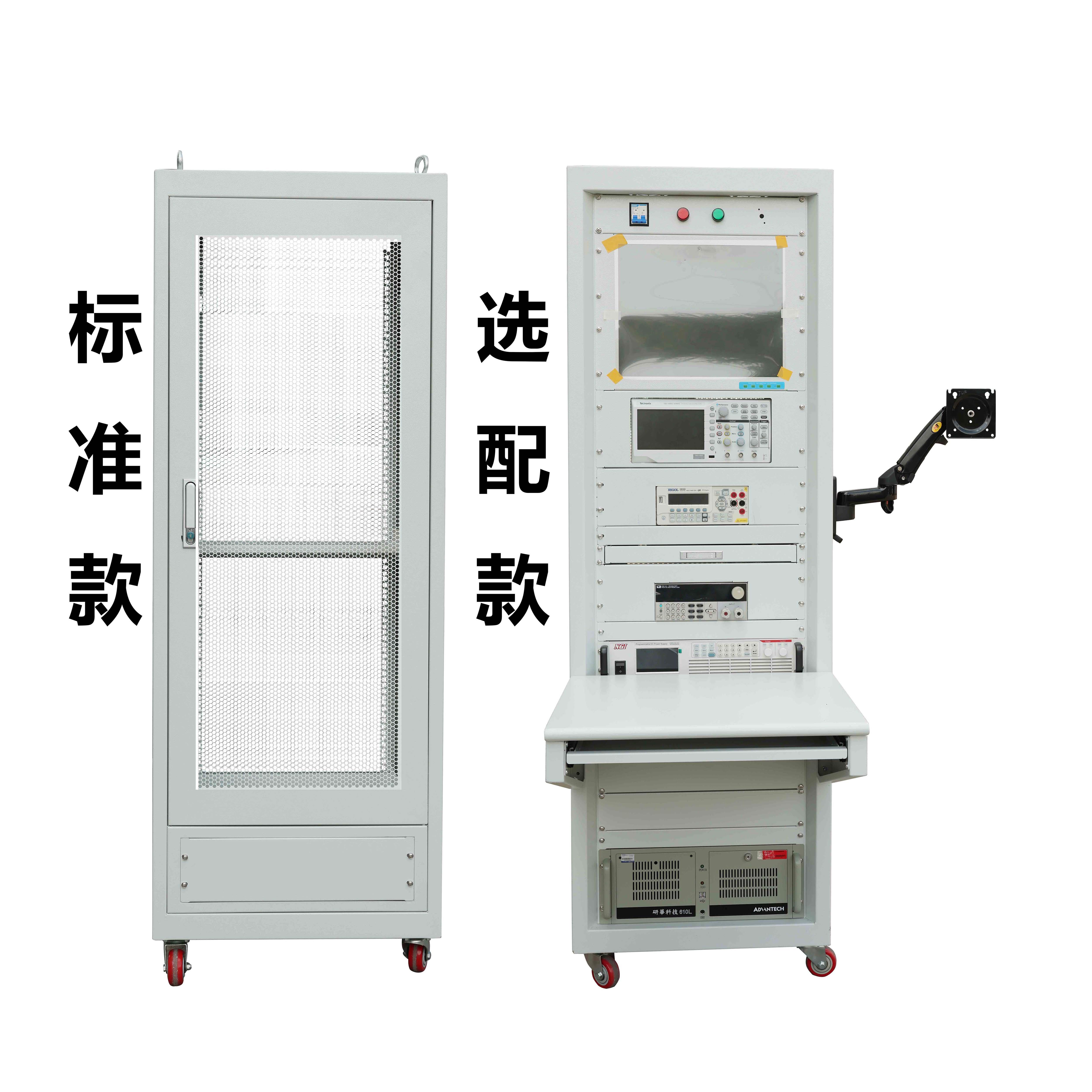 功放机柜 综合测试柜设备仪表柜19英寸无门网络柜广播柜可定制图片