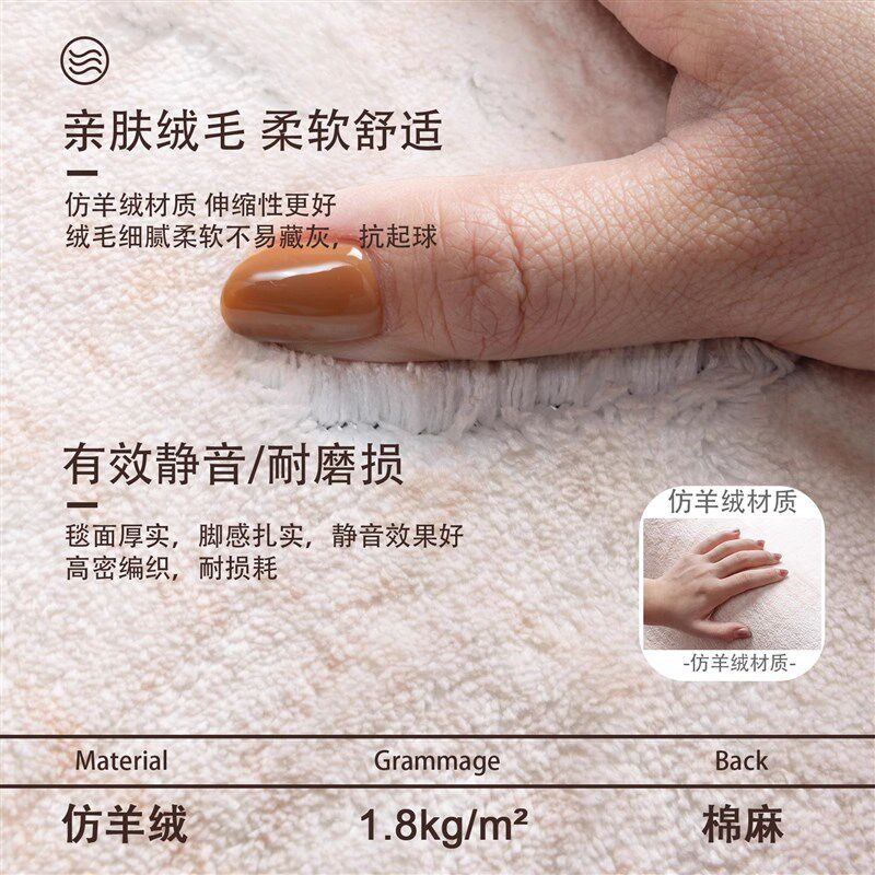 小老虎卧室床边地毯客厅沙发垫子地垫儿童冬天加厚阅读区房间卡通