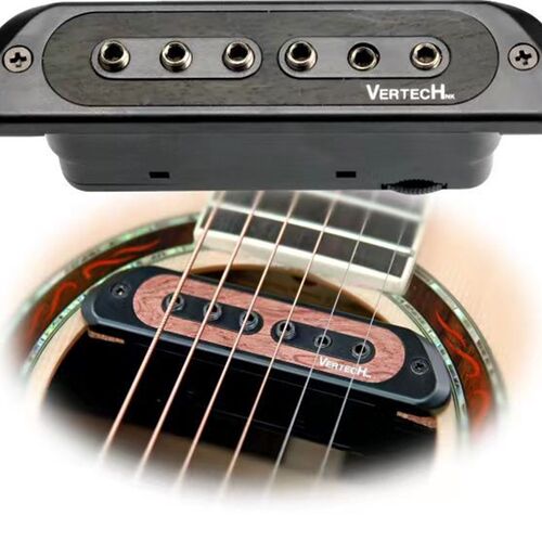VERTECH铂瑞科民谣吉他专用拾音器木吉他原声免开孔高灵敏拾音器