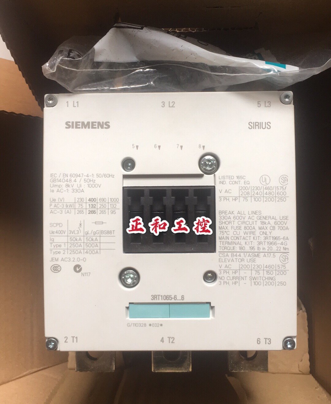 3RT1065-6AP36/AF36/AB36接触器