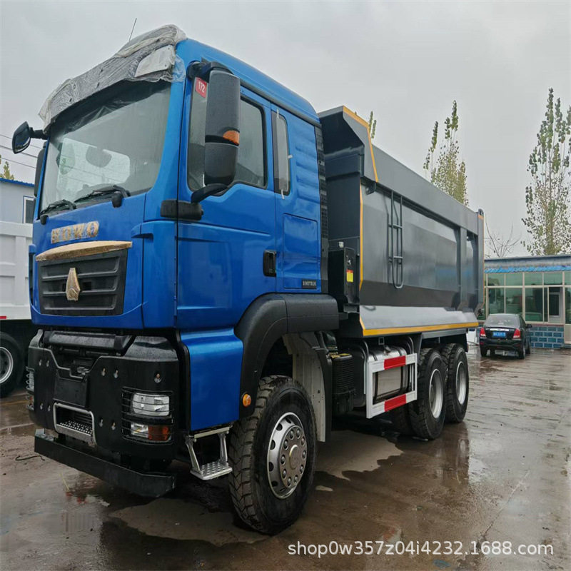 出口翻新豪沃6×4自卸车后翻自卸工程车豪瀚矿用翻斗渣土车