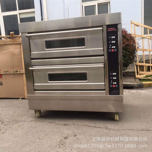 Pizza oven 喆研商用两层四盘全自J动电脑智能版烤箱面包披萨烤炉