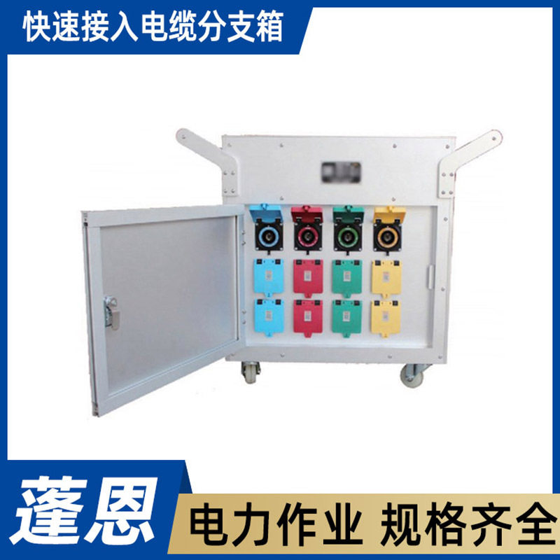 带电作业发电车(机)快速接入电缆分支箱应急电源接入电缆插头