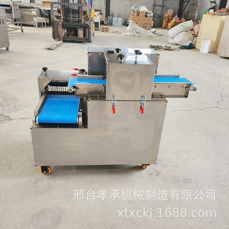 全自动鲜肉切丁机商用鸡柳切丝机电动开片机牛羊肉穿串切肉丁机