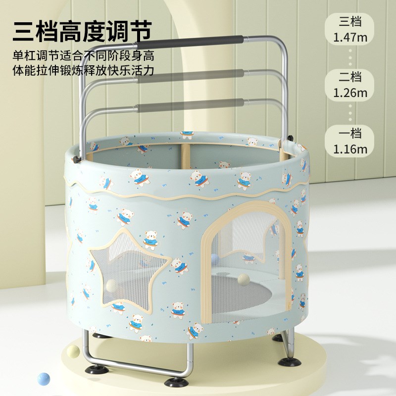 儿童蹦蹦床家h用室内弹跳床小孩玩具宝宝蹭蹭床小型护网跳跳床