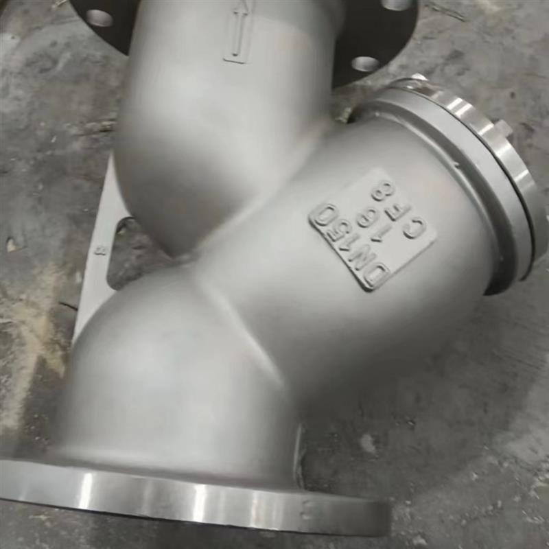 不锈钢法兰Y型过滤器规格尺寸GL41H-16P