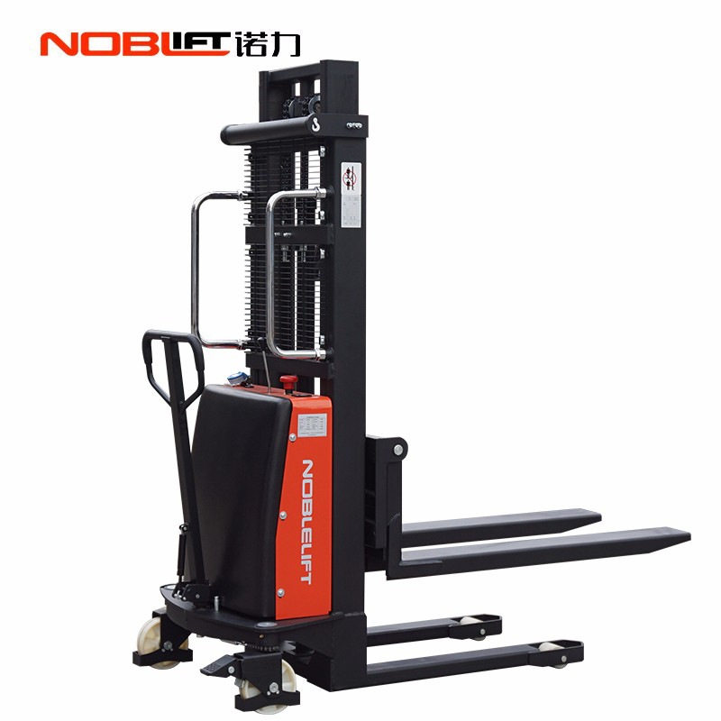 诺力(NOBLELIFT)电动叉车半堆高车液压堆垛车电瓶升降式全电动