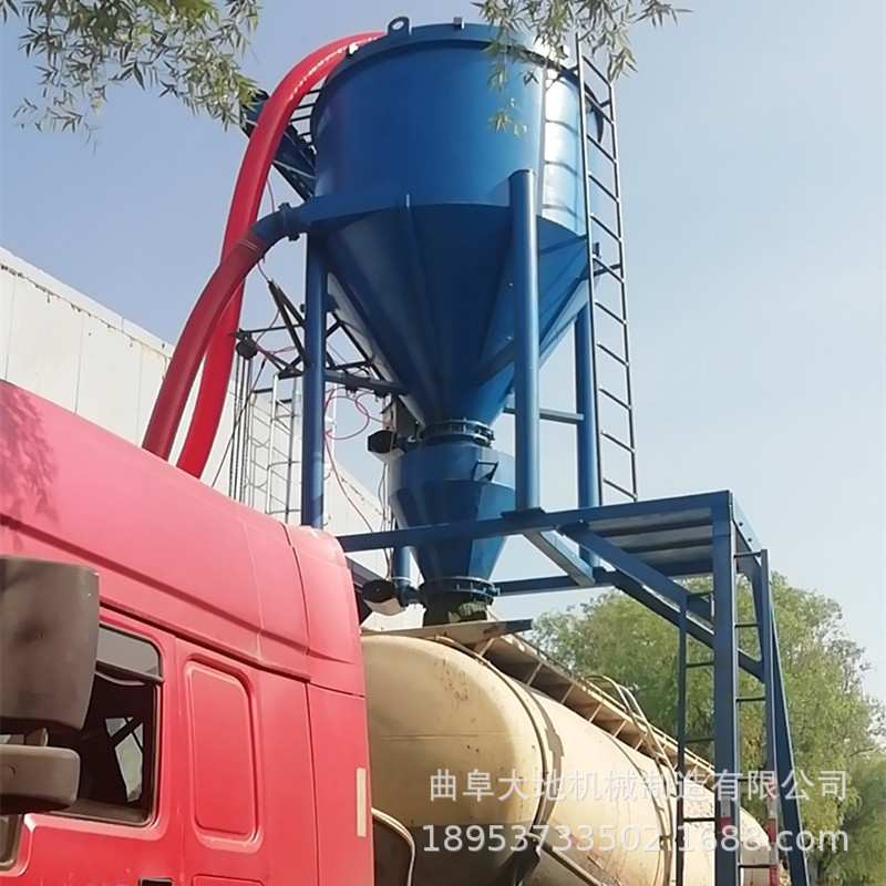 建材行业物流公司粉煤灰装车气力吸灰机石灰石粉无尘装车机