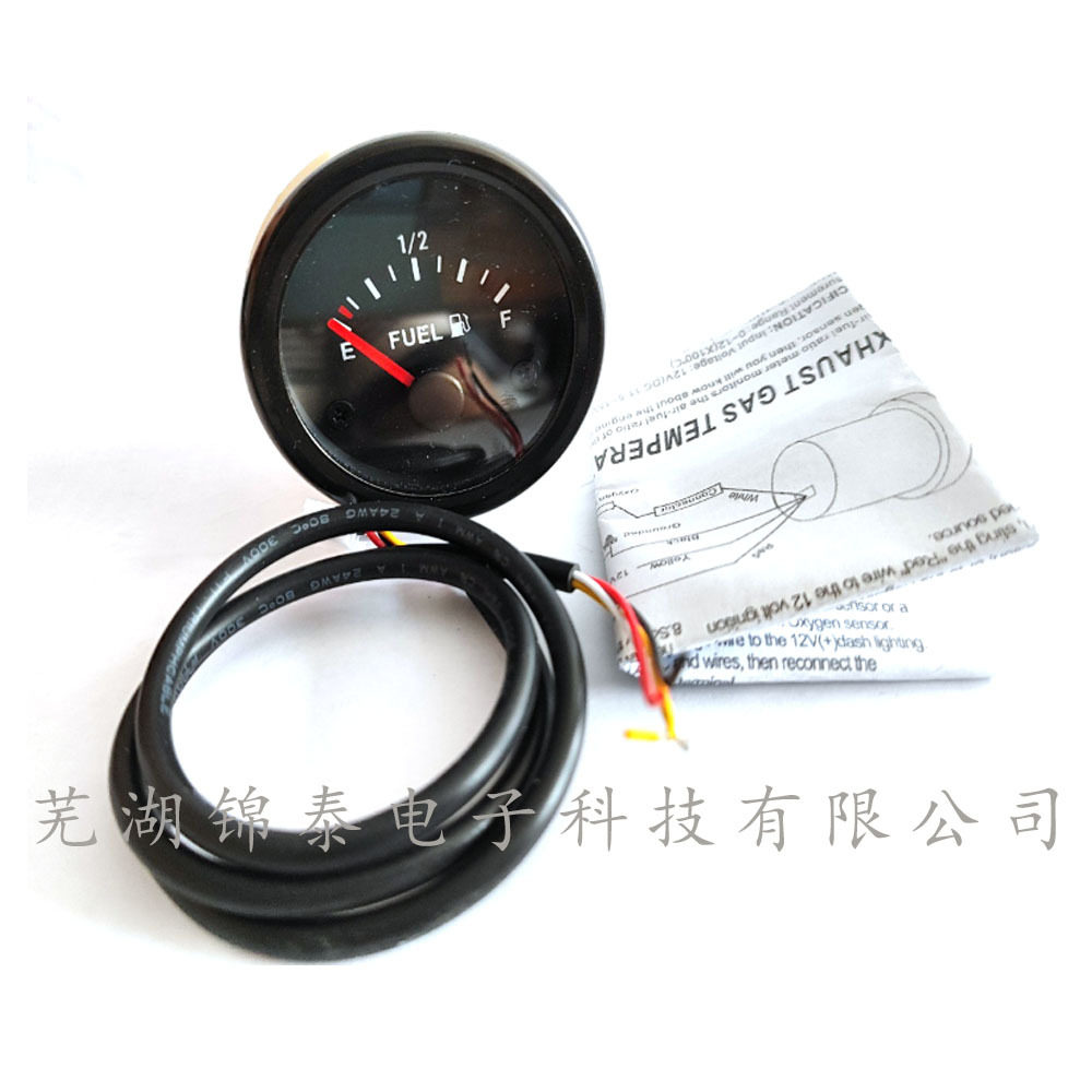 2“通用燃油表套件、带LED背光的E-1/2-F指针式燃油液位计套件