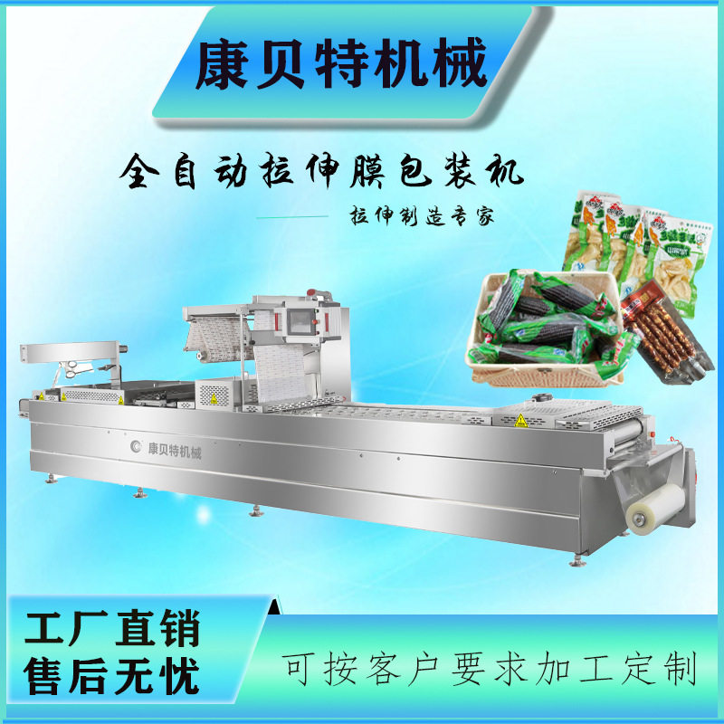 连续式拉伸膜真空封口机
