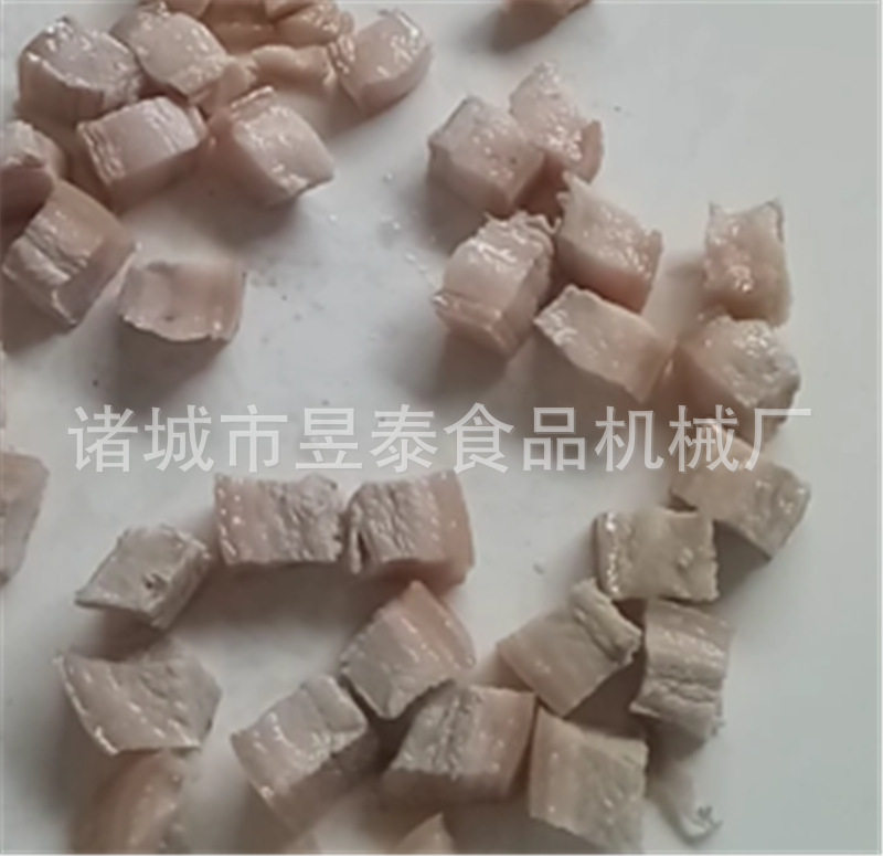 带皮五花肉切块机咸方肉切块机猪肉牛肉切块机