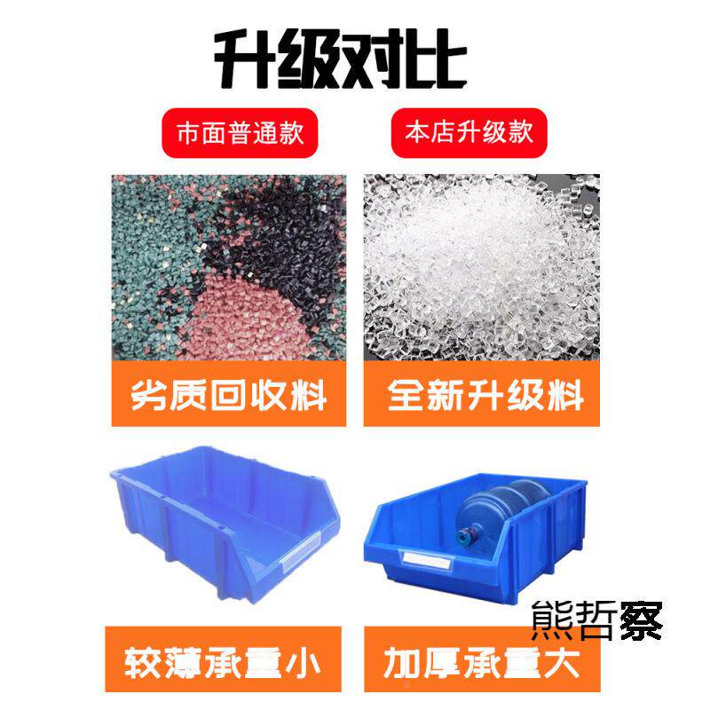 收纳AJYBBaCR零件盒料组合式分层货架配件五金件工物料具归类盒多