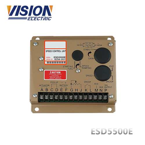 ESD5500E调速板转速调制器 发电机组配件电子调速控制器