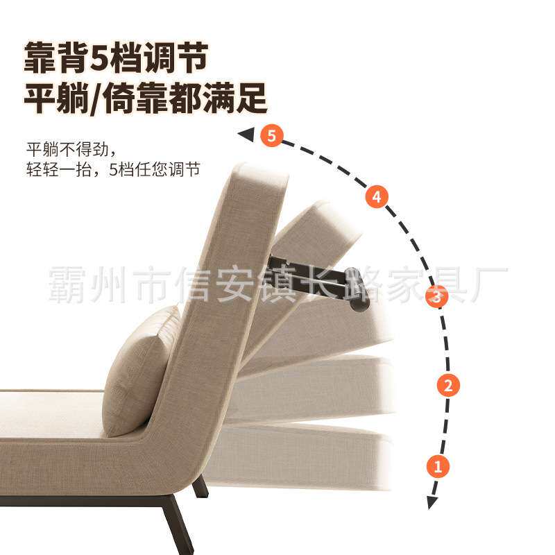折叠沙发床一体两用多功能单人折叠沙发床简易双人午休布艺沙发床