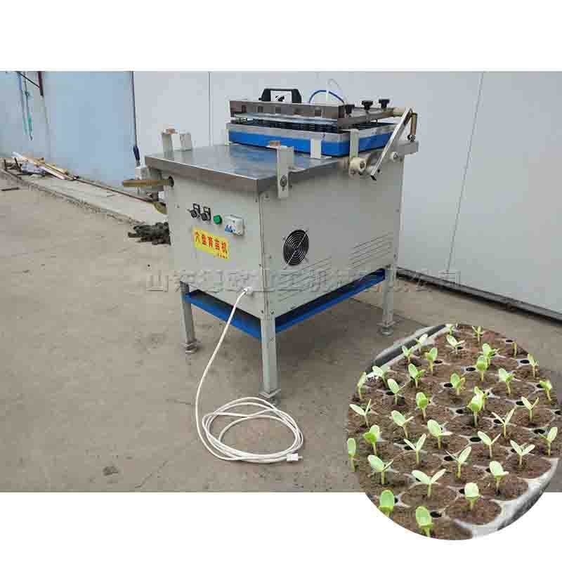 小型220Vf自动育苗机 蔬菜辣椒茄子育苗设备 花卉穴盘播种机供应