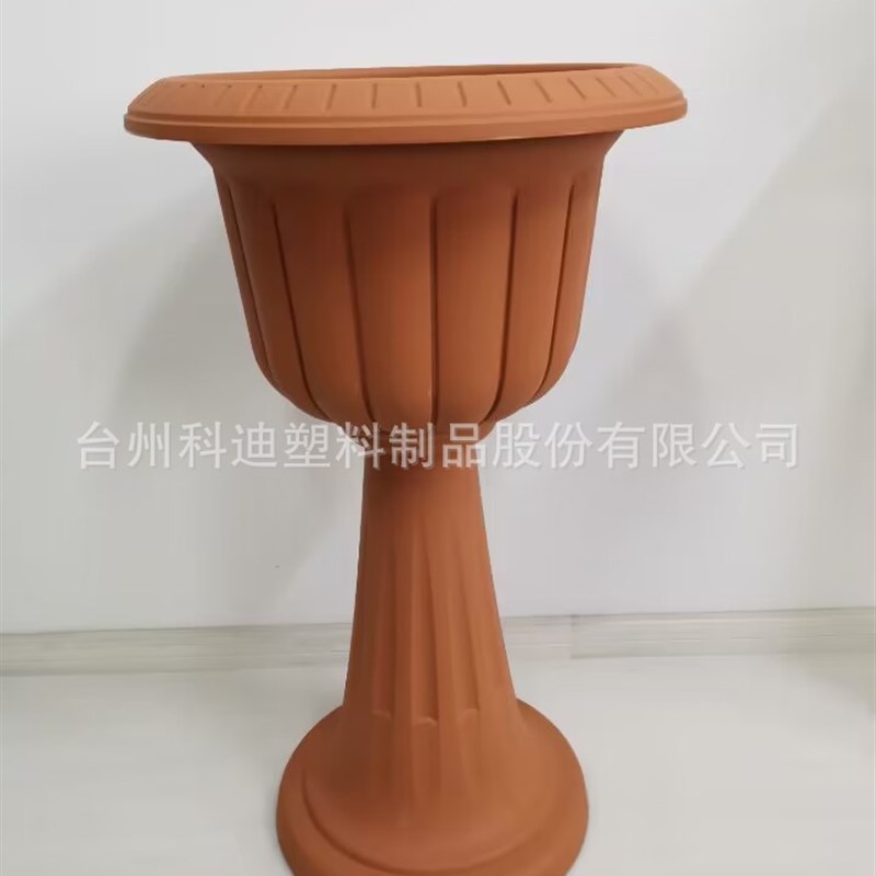 外贸出口工e厂供应KD2992大小号高脚塑料花盆容器婚庆装饰路引盆