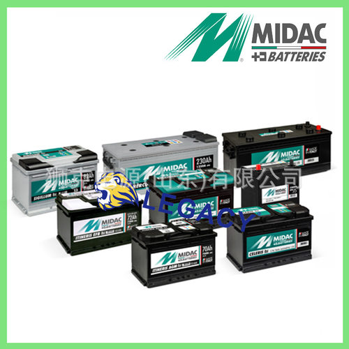 意大利MIDAC蓄电池100GS、600.033.080、12V100Ah、800A（EN)电瓶
