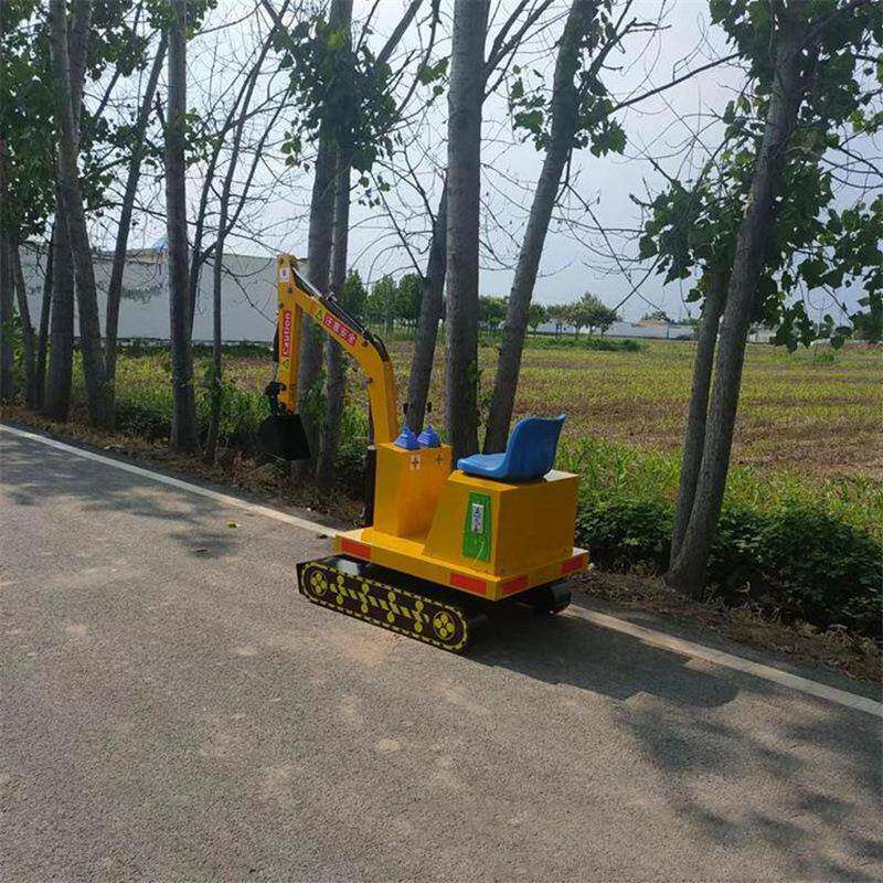 游场儿2541童乐挖掘机360度旋转扫投码币儿童挖沙机户外挖沙机