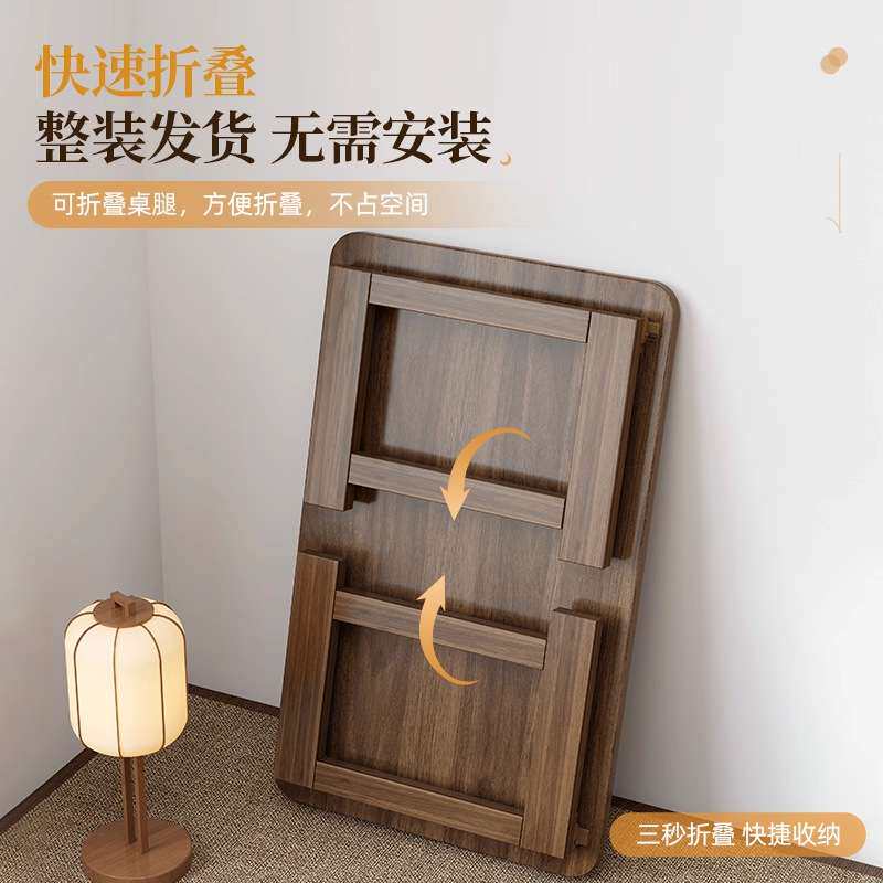飘窗桌小桌子日式榻榻米茶桌炕几可折叠茶几炕桌阳台地桌窗台矮桌