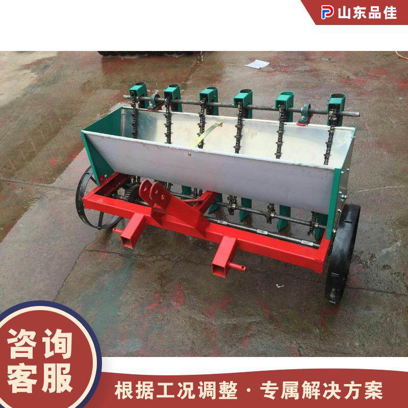 大蒜机械化播种机器锥形螺旋大蒜播种设备平原丘陵种大蒜机械