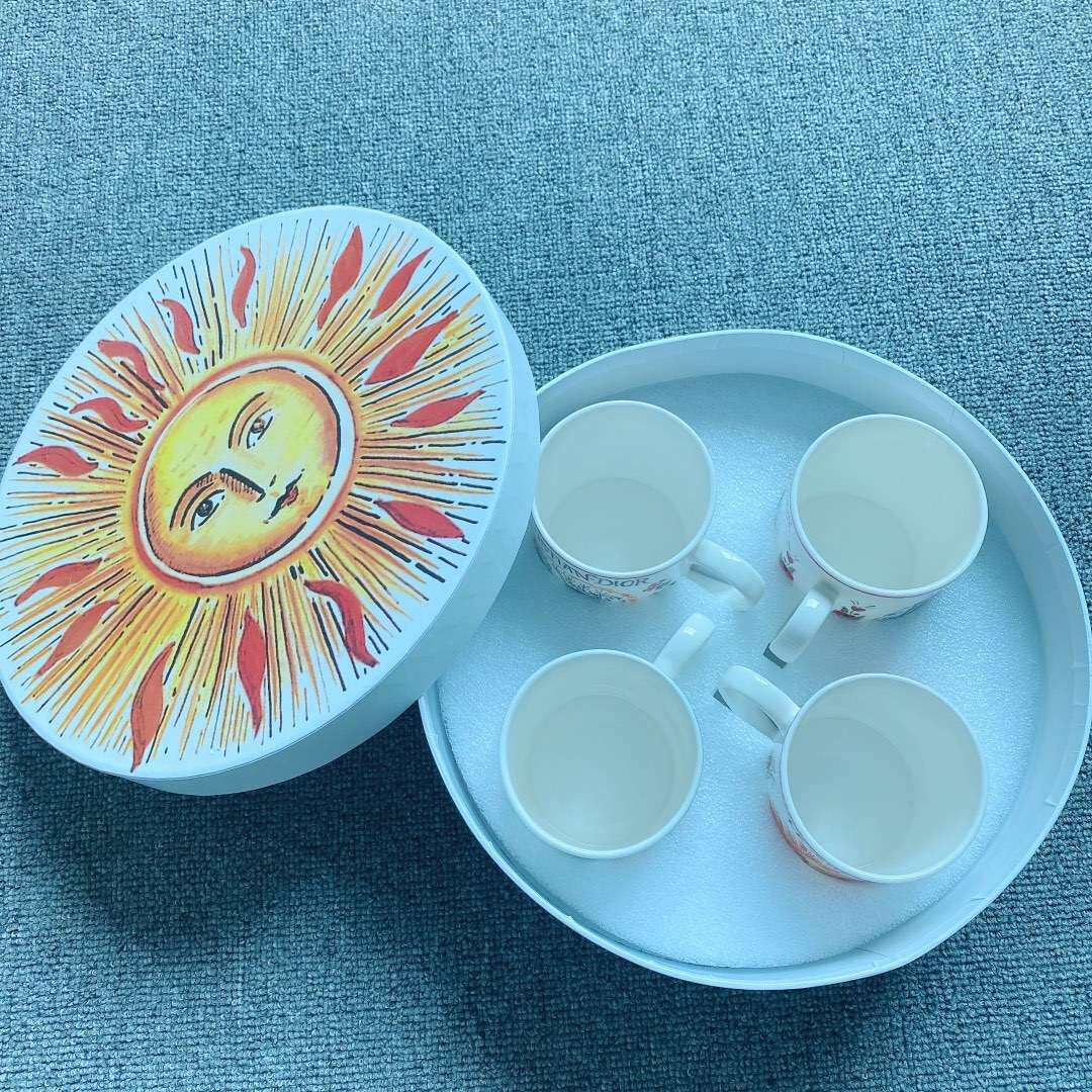 星宿系列杯高颜值复古手绘四件套红茶咖啡杯下午茶陶瓷杯具套装